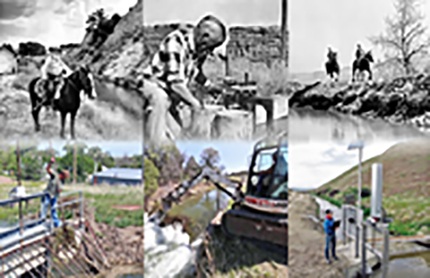 Photo of canal operators, which is the front photo on the manual cover.