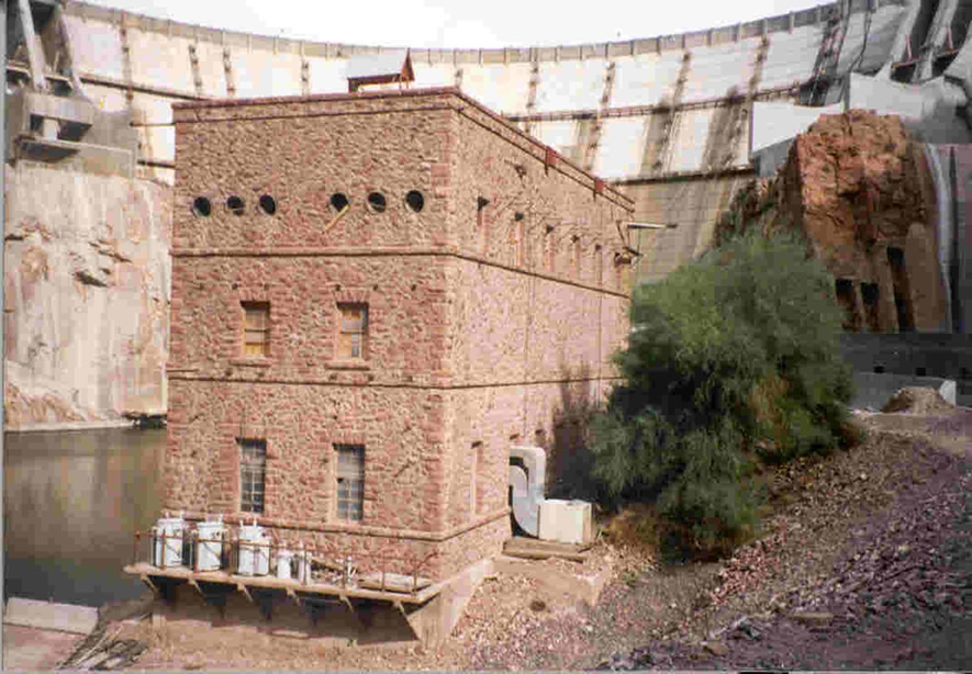 Roosevelt Dam Transformer House