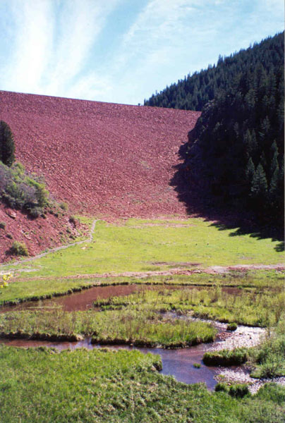 Ruedi Dam is where the weather station has been installed.
