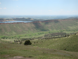 Site of proposed Chimney Hollow Reservoir, west of Carter Lake, near Loveland, Colo.