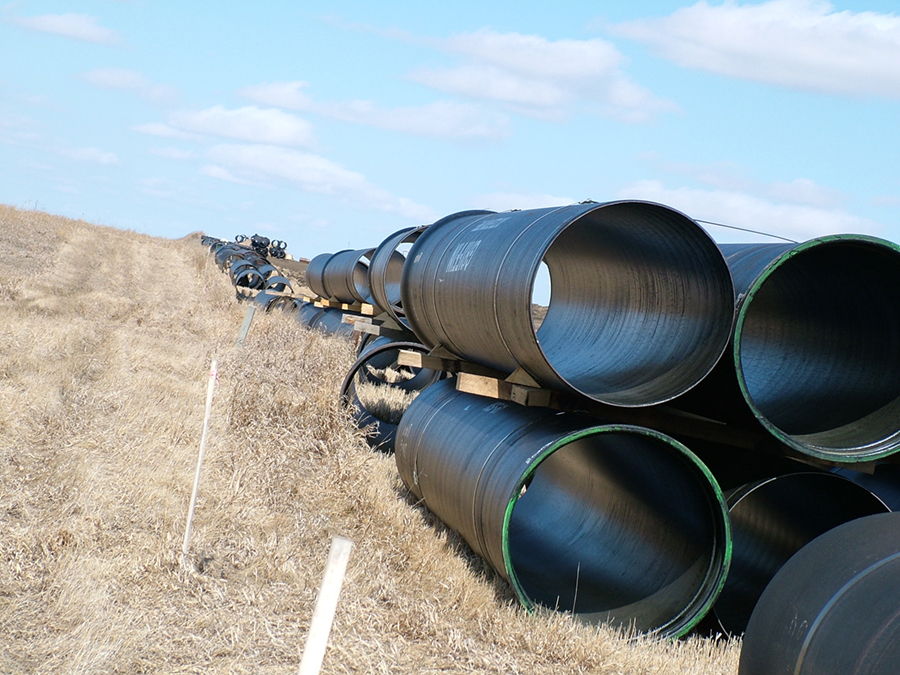 April 2006 NAWS pipe north of Snake Creek along Highway 83.