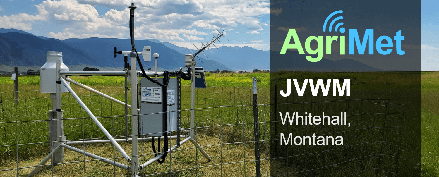 Agrimet Data Collection Station at Jefferson Valley Weather Station Near Whitehall, Montana