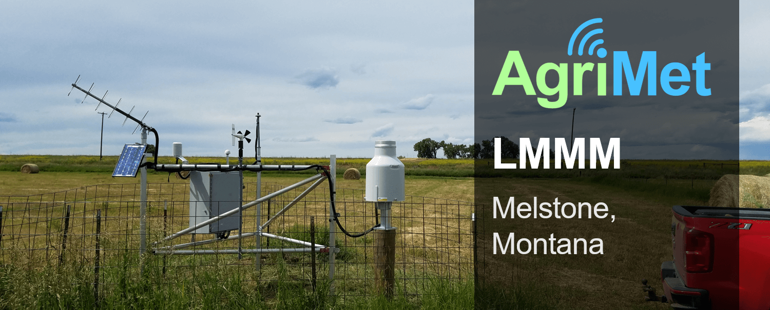 Agrimet Data Collection Station at Lower Musselshell Weather Station Near Melstone, Montana