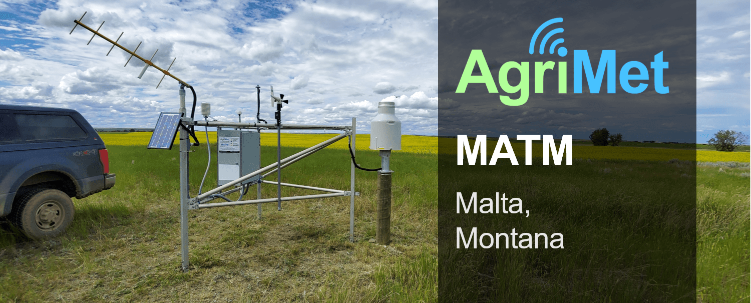 Agrimet Data Collection Station at Malta Weather Station, Montana