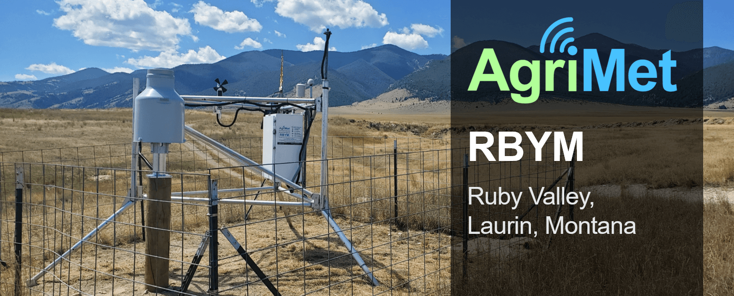 Agrimet Data Collection Station at Ruby River Valley Weather Station Near Laurin, Montana