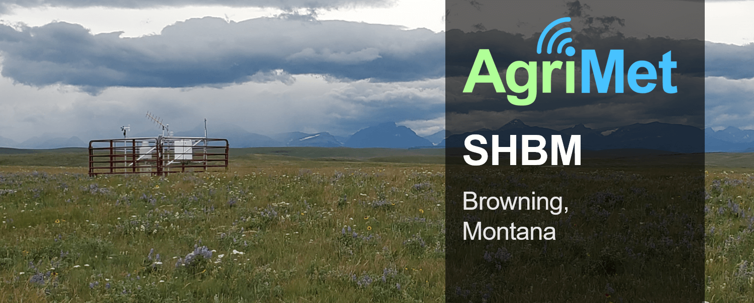 Agrimet Data Collection Station at Spring Hill Weather Station Near Browning, Montana