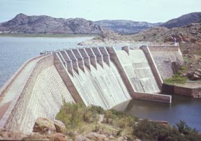 Altus Dam and Reservoir, North of Altus, Oklahoma