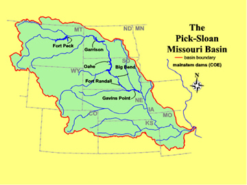 Pick Sloan Basin Map