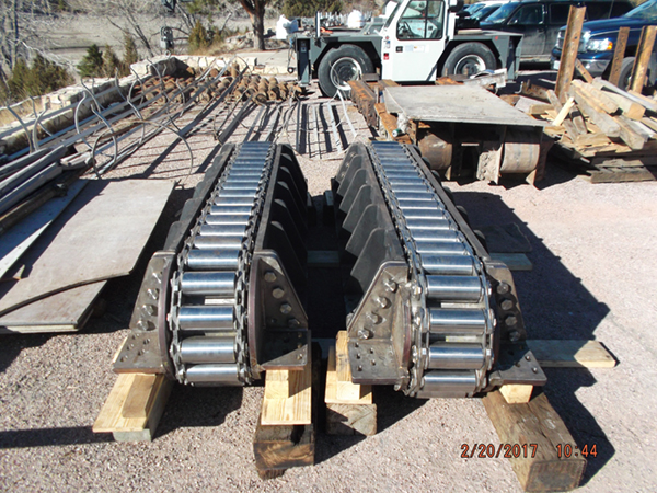 (Right) New stainless steel roller trains.