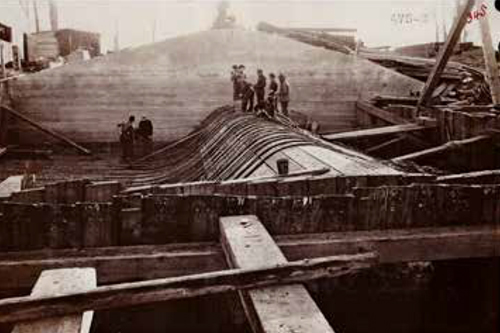 Lower Yellowstone Diversion under construction.