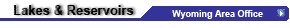 Menu Header: Lakes and Reservoirs for Wyoming