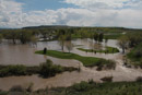 Pryor Creek Golf Course seen during the 2011 flood.