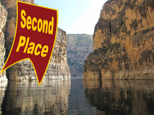 Second place winner. Yellowtail Reservoir by Brenda Landrie.