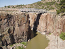 Fremont Canyon near the entrance to the Fremont Canyon Power Plant by Harold Morrow.