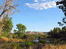 Arkansas River below Pueblo Dam by Stan Core.