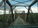 Upper Hanover Flume Bridge across the Big Horn River, Wyo. Photo by Noreen K. Click.