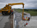 GP, NKAO, and Neb. Dept. of Roads inspecting the Enders Dam Spillway Bridge. Photo by Bernie McClellen.