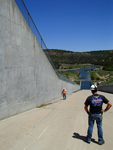 Spillway inspection at Glendo Dam, June 2014. Photo by Greg Hammer.