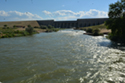 Standing downstream of Pueblo Dam.