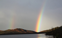 Spring Rainbow at Flatiron Reservoir, Loveland, Colo.