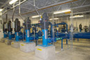 The Wambdi Wahachanka Water Treatment Plant showing pumps for distribution of drinking water to the pipeline system.