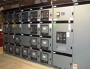 Electrical switch gear in the Lewis and Clark Rural Water System Treatment Plant as seen in September 2011.