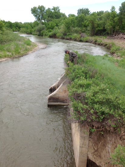 Headworks Erosion and Disrepair in the Forty Mile Irrigation Unit