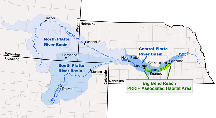 Platte River Basin Map
