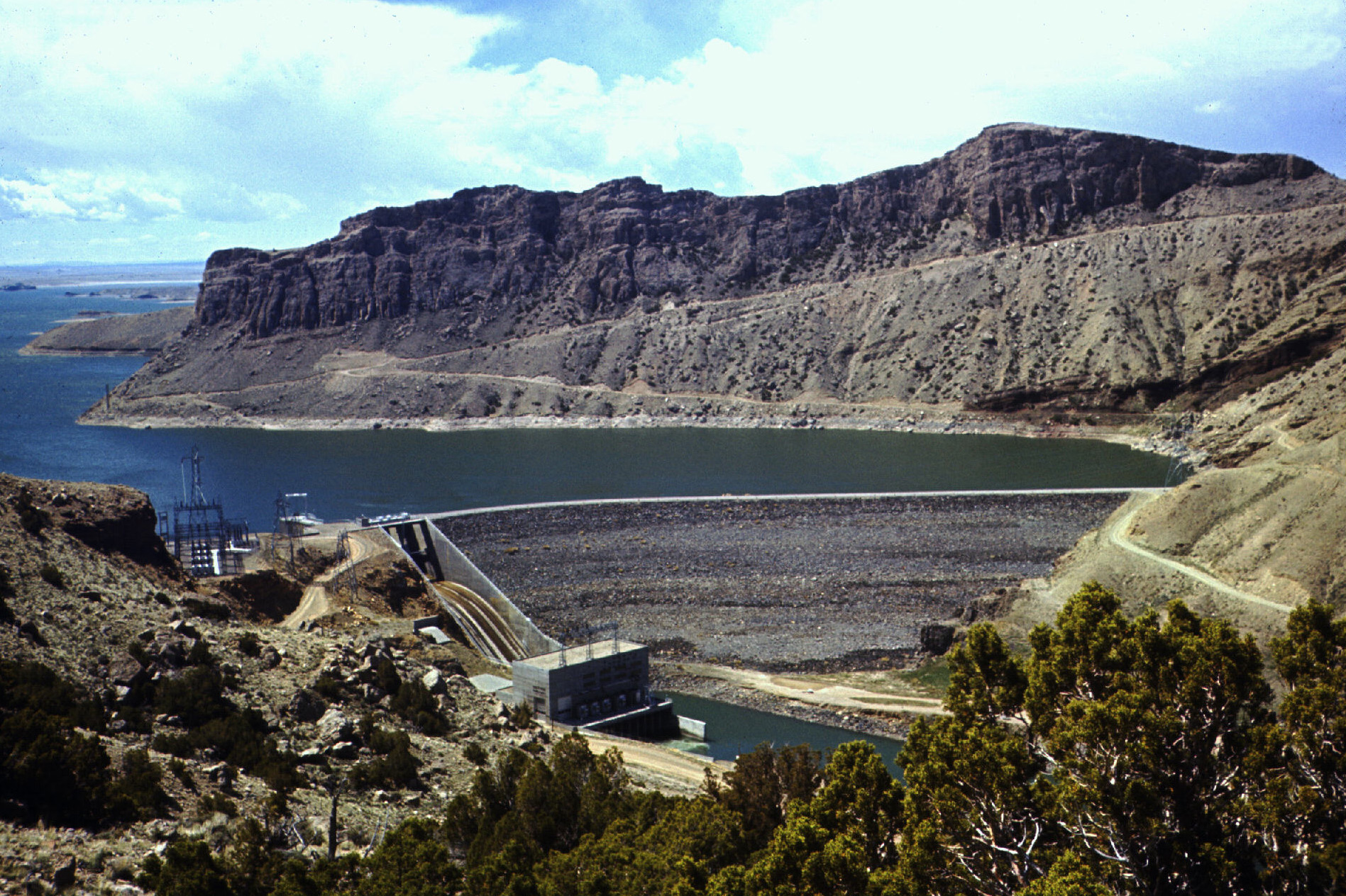 photo of dam infrastructure