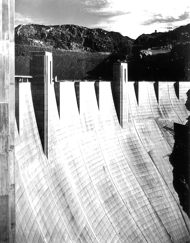 Hoover Dam.  Photo by Ansel Adams.
