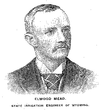 drawing of Elwood Mead