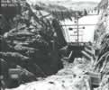 Photo - Hoover Dam under construction, almost finished