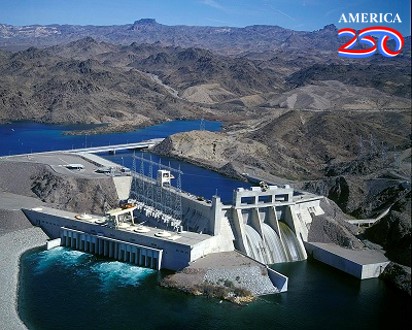 Photo - Aerial view of Davis Dam.