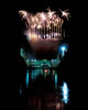 Photo - Fireworks over the dam, June 2002, during Reclamation's Centenial celebration.