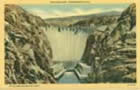 Post Card - Downstream Face of Hoover Dam