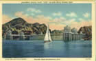 Post Card - Eight-Meter Racing Yacht 'Lake' on Lake Mead