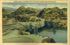 Post Card - Upstream Face and Intake Towers from Arizona Side