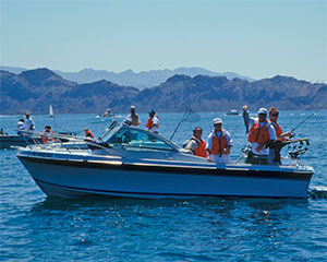 Fishing fun at Lake Mead.  Click for full size image.