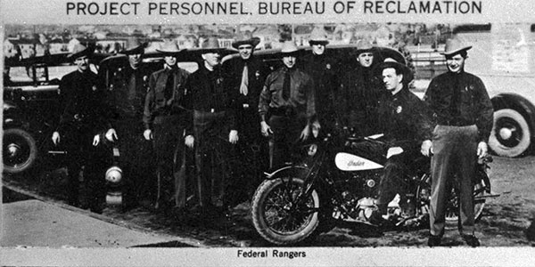 Photo of federal marshals at Hoover Dam