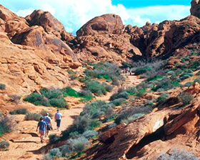 desert hiking