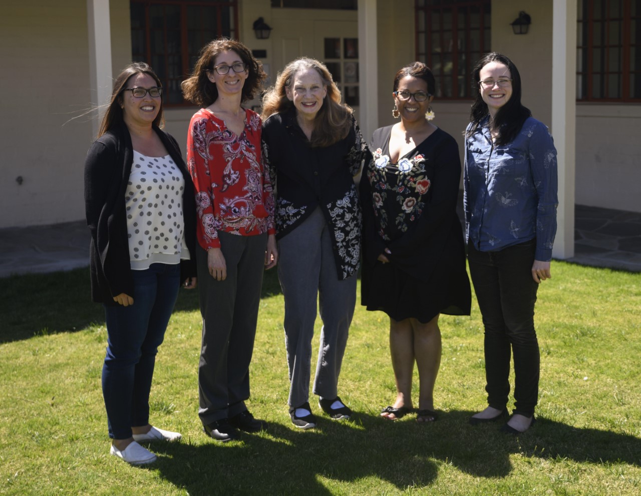 Federally Employed Women’s officers include (L to R): Deanna Morell, Shana Tighi (Secretary,) Valerie Weisser (Treasurer), Yvette Scott-Butler (Former President) and Genevieve Allan (Current President).