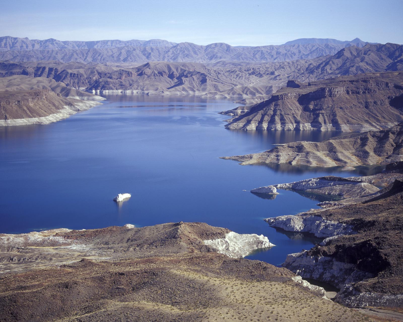 aerial view of Lake Mead