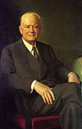  Mr. Herbert Hoover, the Nation's 31st president.