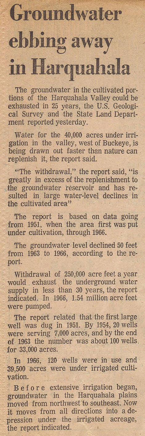 Article from the May 20, 1971, Arizona Republic newspaper.