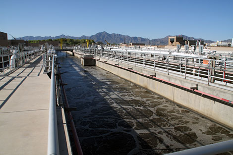 91st Avenue Wastewater Treatment Plant. Photo courtesy of City of Phoenix Water Services Department.