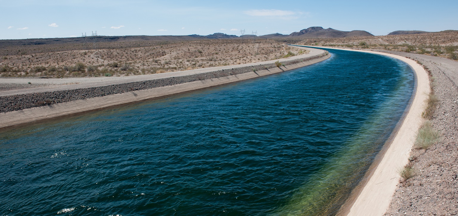 Photo of Central Arizona Project canal.