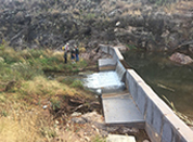 Spring Creek Fish Barrier