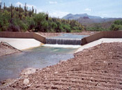 Aravaipa Creek Fish Barrier