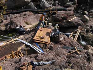 Fish Barrier - Workers