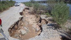Photo one in area from River Mile 252.9 to River Mile 252.8 in an area identified as Piute Wash.